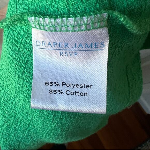 Draper James sleeveless textured midi dress Size L Kelly Green - Picture 5 of 5